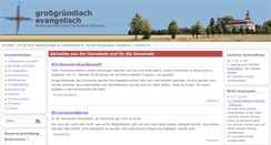 Desktop Screenshot of grossgruendlach-evangelisch.de