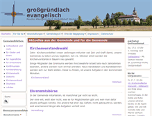 Tablet Screenshot of grossgruendlach-evangelisch.de